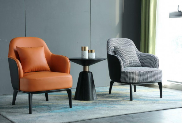 1 Seater Sofa Relax Lounge Club Upholstered Design Armchair Leather Luxury
