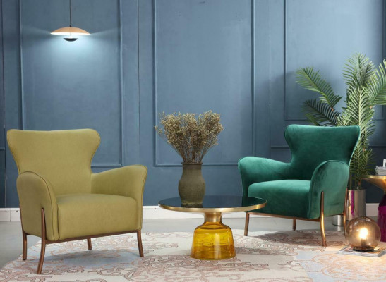Armchair Design Couch Sofa Relax Textile Lounge Luxury TV Seat
