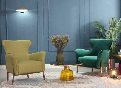 Armchair Design Couch Sofa Relax Textile Lounge Luxury TV Seat
