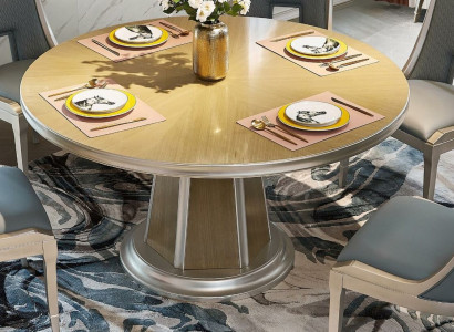 Round dining table solid wood designer design living room table dining room.