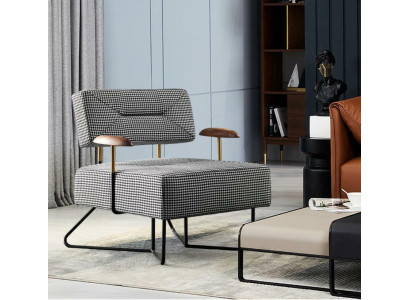 Luxury Seat Relax Armchair Design Couch Sofa Seating Fabric Lounge Club