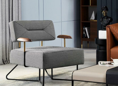 Luxury Seat Relax Armchair Design Couch Sofa Seating Fabric Lounge Club