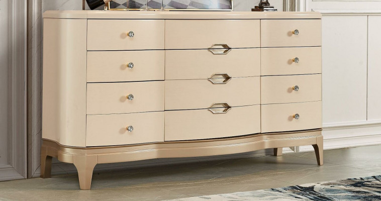 Designer dresser modern sideboard highboard living room solid wood