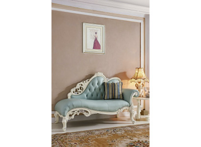 Chaise Lounge Liege Chesterfield Relax Leather Sofa Chaise Lounge Solid Wood