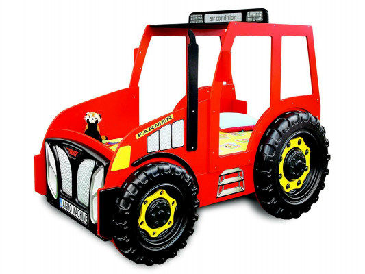 Farmer Truck Kids Children's Bed Youth Bed Bed Tractor Red New Beds