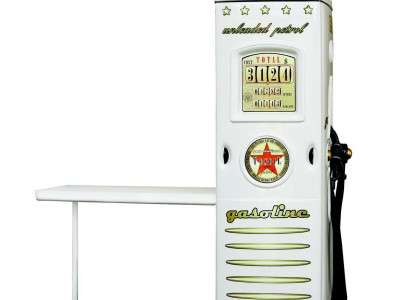 Filling station cabinet wardrobe with desk design gas station