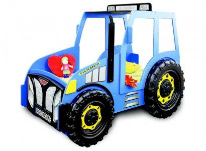 Farmer Truck Children Children's Bed Youth Bed Bed Tractor Blue New Beds