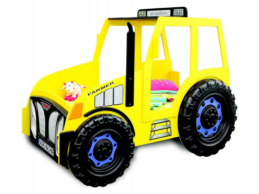 Farmer Truck Children Children's Bed Youth Bed Bed Tractor Yellow New Beds