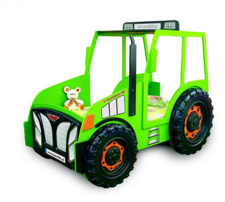 Farmer Truck Children Children's Bed Youth Bed Bed Tractor Green New Beds
