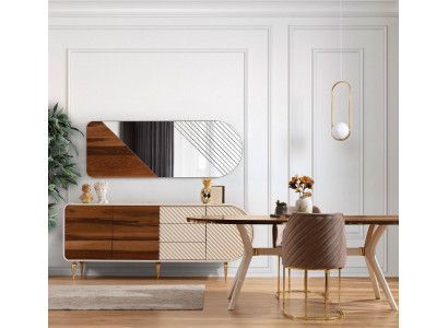 Luxury Table + 2 Chairs Group Set 3-piece Dining Table Set Dining Room
