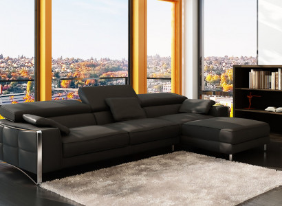 Multifunctional corner sofa set leather sofa seating living room corner sofa