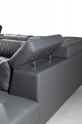 Design leather sofa couch upholstery corner seating set living landscape