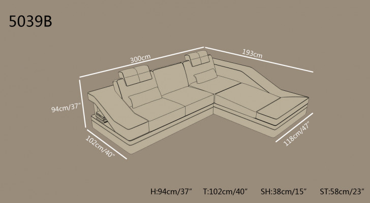 Modern leather sofa corner sofa L-shaped couch upholstery seat corner sofa couches