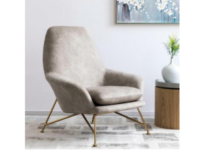 Living room lounge club relax sofa beige design furniture dining room armchair