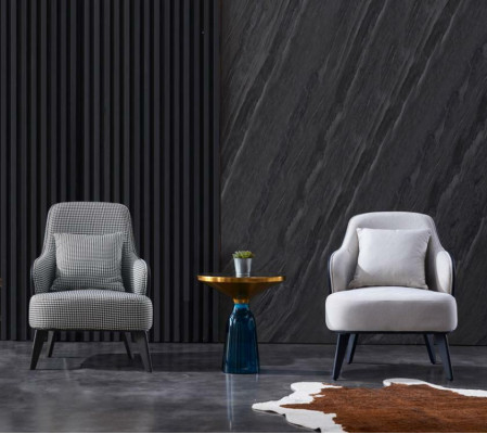 Living room lounge club relax sofa gray design furniture dining room armchair