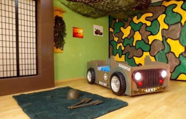 Children's bed, youth bed, bed, beds, jeep, car, vehicle, BED + MATTRESS new