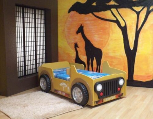 Children's Bed Jeep Vehicle Africa Bedroom Youth Bed Car Bed Beds Safari