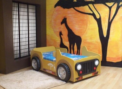 Children's Bed Jeep Vehicle Africa Bedroom Youth Bed Car Bed Beds Safari