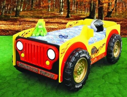 Children's bed Children's bed JEEP ABS bed beds car youth bed vehicle mattress new