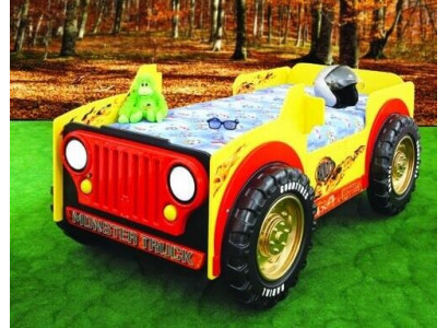Children's bed Children's bed JEEP ABS bed beds car youth bed vehicle mattress new