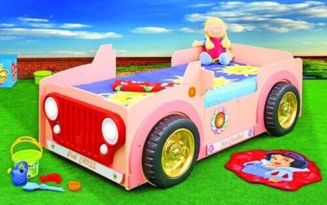 Children's bed bed beds youth bed girl girly jeep car bed for girls new