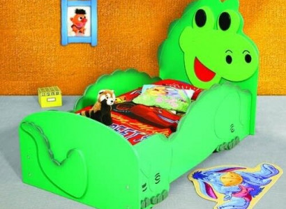 Children's bed youth bed beds with mattress with animal motif sleep bed dino