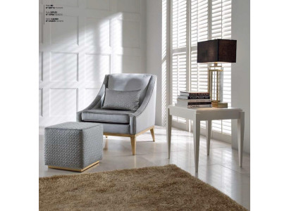 Group Armchair Wingback Armchair Side Table Coffee Table Modern 2-Piece Set Living Room