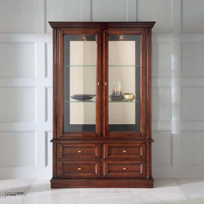 Showcase cabinets furniture classic style showcases living room sideboard glass wood