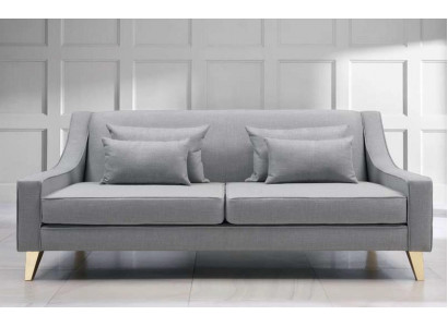 Three-seater sofa 3-seater sofas luxury seats fabric grey living room design modern