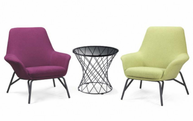 Design armchair couch sofa relax fabric lounge luxury TV club seat