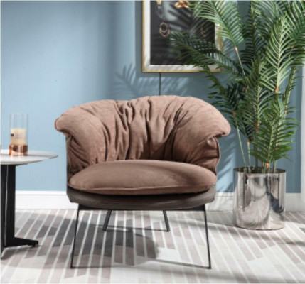 Armchair Single Seater Royal Chair Throne Upholstered Lounge Chairs Sofa Hotel