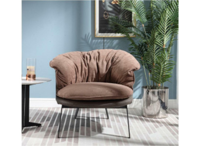 Armchair Single Seater Royal Chair Throne Upholstered Lounge Chairs Sofa Hotel