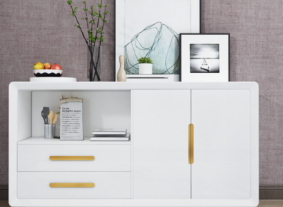 Sideboard with 2 doors and 2 drawers cabinet sideboard white sideboard
