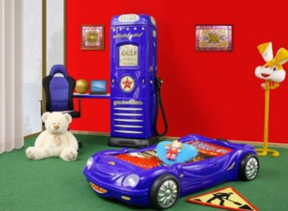 BED WITH MATTRESS Children's Bed Car Bed Sports Car Beds for Boys and Girls BOBO