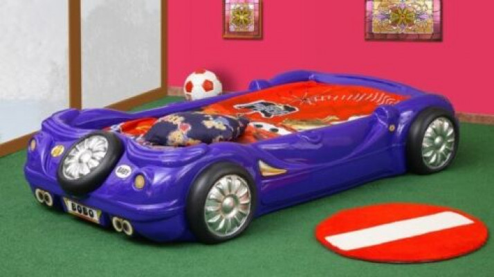 BED WITH MATTRESS Children's Bed Car Bed Sports Car Beds for Boys and Girls BOBO