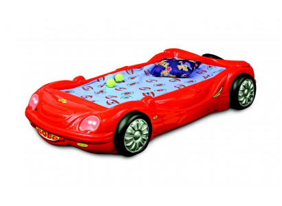 Children's room bed kids' bed design race car car bed with mattress