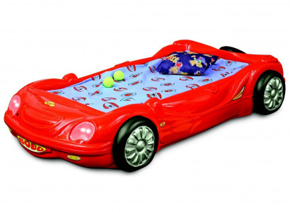 Children's room bed kids' bed design race car car bed with mattress