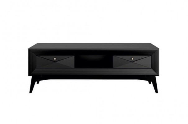 Lowboard TV stand sideboard table living room modern wood black design