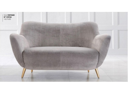 Two-seater sofa 2-seater sofas fabric living room polyester modern gray luxury new