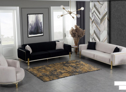 Luxury sofa set couch set sofa upholstery couches 3+3+1 upholstered suites velvet