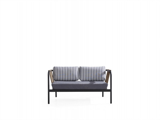 Sofa 2 seater luxury sofas modern fabric furniture design gray couch designer