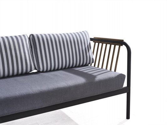 Sofa 2 seater luxury sofas modern fabric furniture design gray couch designer