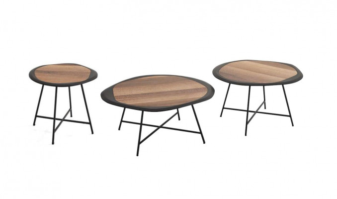 Coffee tables side tables round tables black Italian style