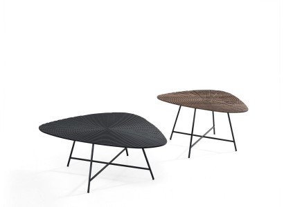 Coffee table wood side table coffee table designer living room table 2 pcs.