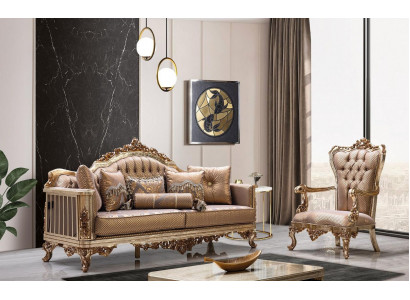 Living room set sofa suite 3+1 seater sofa couch classical couches