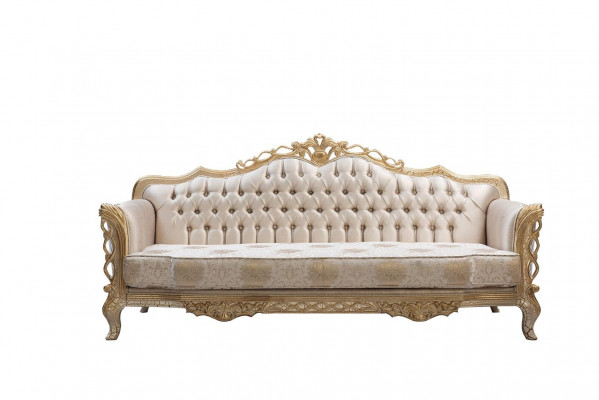 3-seater sofa living room couch classic design luxury fabric sofa new