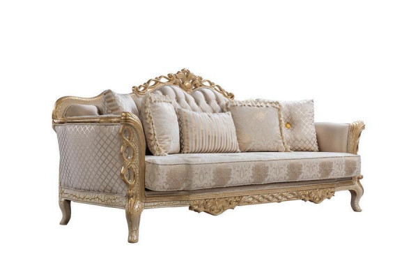 3-seater sofa living room couch classic design luxury fabric sofa new