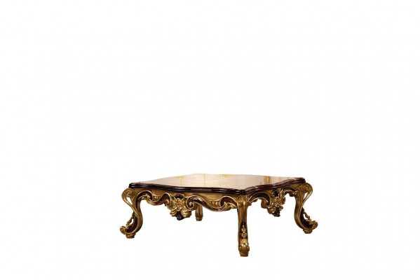 Coffee table wood table living room classic design luxury wooden table 119x91cm