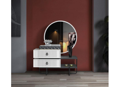 Design Chest of Drawers / Buffet Cabinet Chests of Drawers Buffet 2-piece. Mirror Furniture