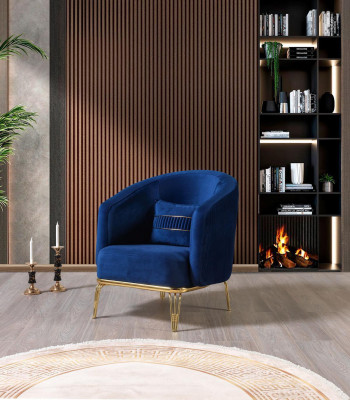 Living room armchair, 1-seater couch, luxury upholstery, textile, new design